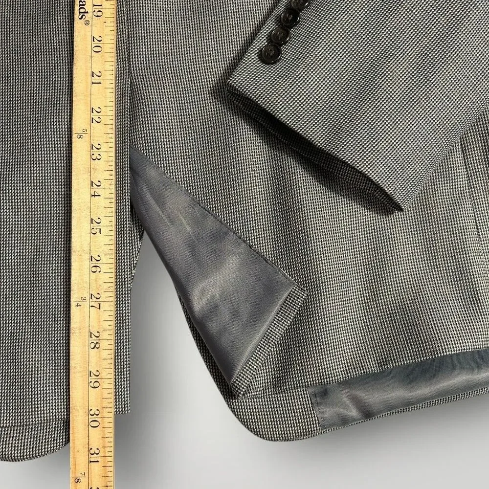RALPH LAUREN Regular fit Mens Blazer Sport Coat Two Button Suit Jacket 50R Gray
